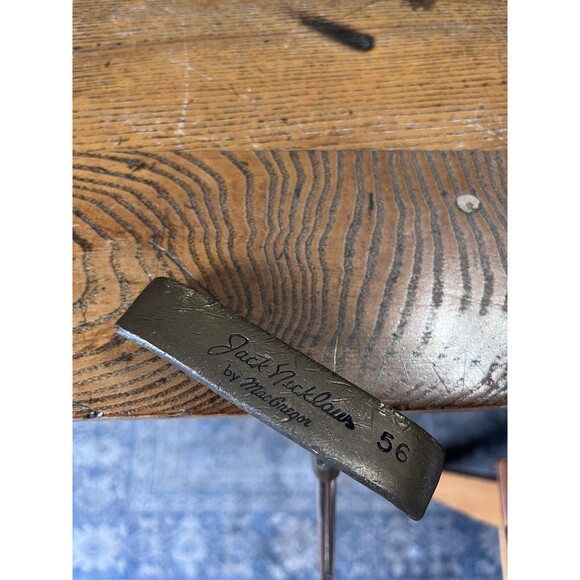 Jack Nicklaus Model 56 35” Brass Putter Steel Nice Original Vintage Grip RH - Picture 3 of 7